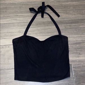 black pacsun halter top